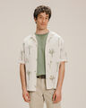Camisa Beige Fluida,BLANCO